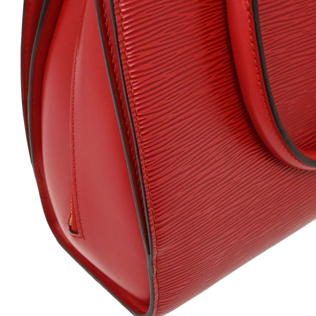 Louis Vuitton Pont Neuf Handbag Epi Leather Red Leather Handbag