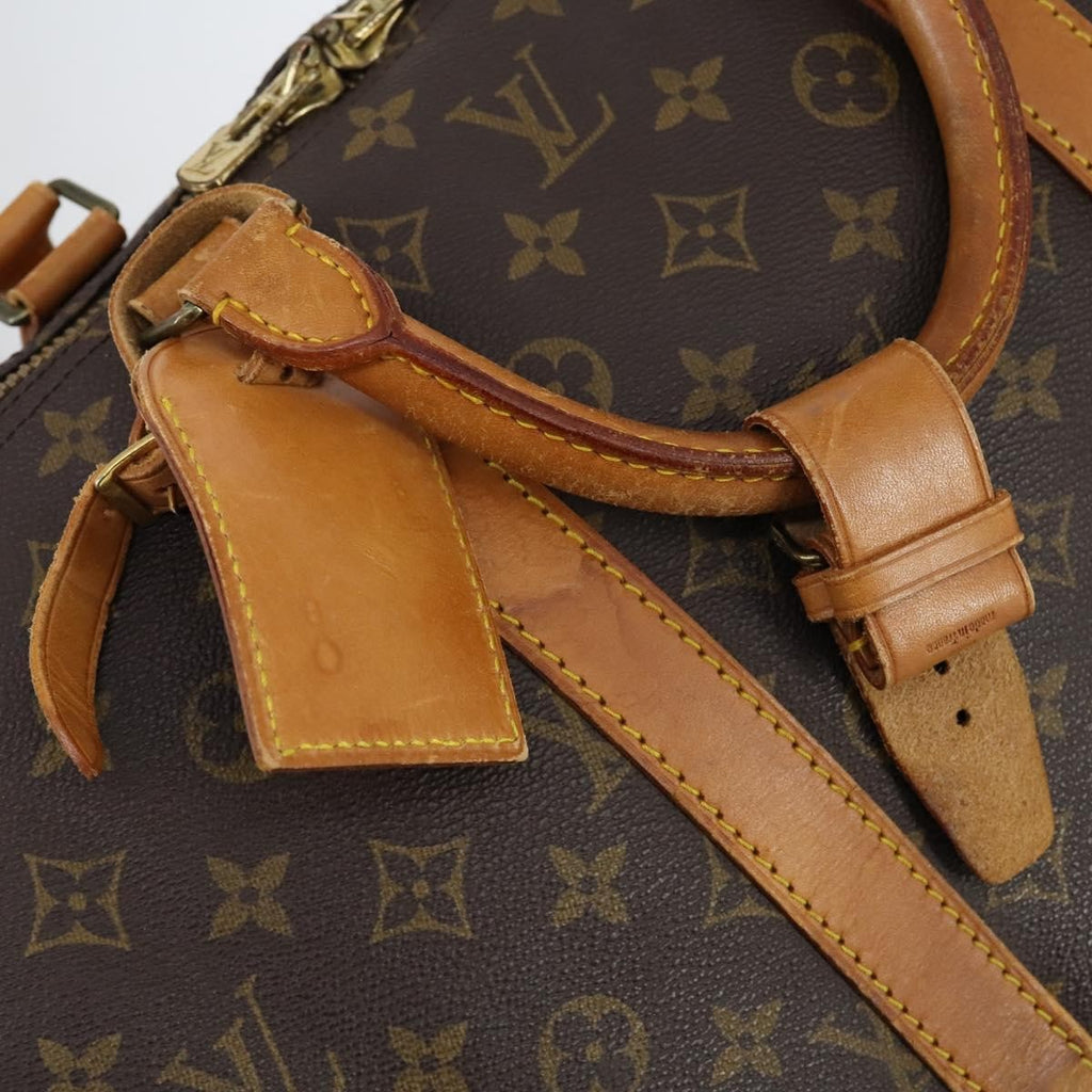 Louis Vuitton Keepall Bag Monogram Canvas Brown Canvas Travel Bag