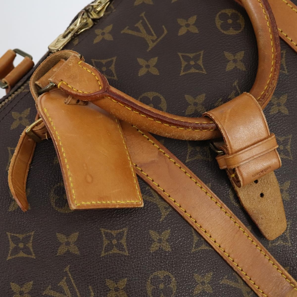 Louis Vuitton Keepall Bag Monogram Canvas Brown Canvas Travel Bag