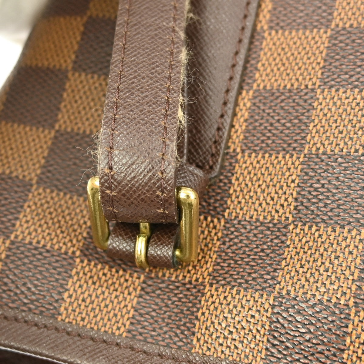 Louis Vuitton Marais Bucket Bag Damier Brown Canvas Tote Bag