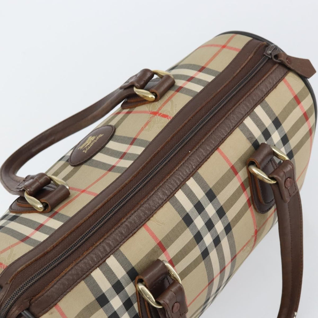 Burberry Nova Check Handbag Nova Check Canvas Beige Canvas Handbag