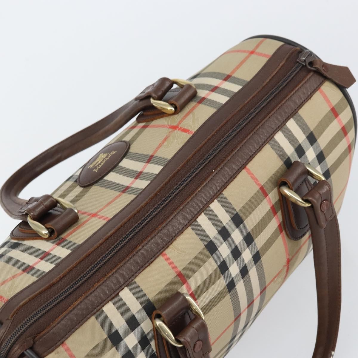 Burberry Nova Check Handbag Nova Check Canvas Beige Canvas Handbag