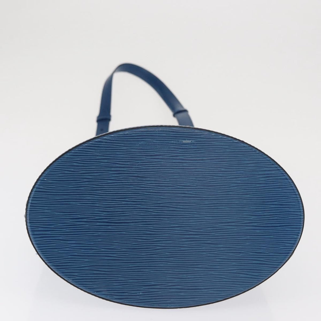 Louis Vuitton Cluny Shoulder Bag Epi Leather Blue Leather Shoulder Bag