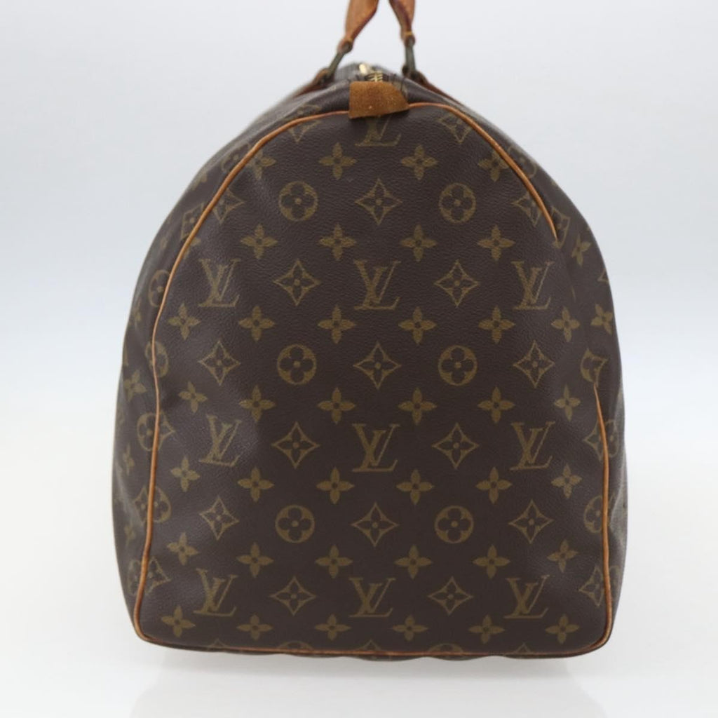 Louis Vuitton Keepall Bag Monogram Canvas Brown Canvas Travel Bag