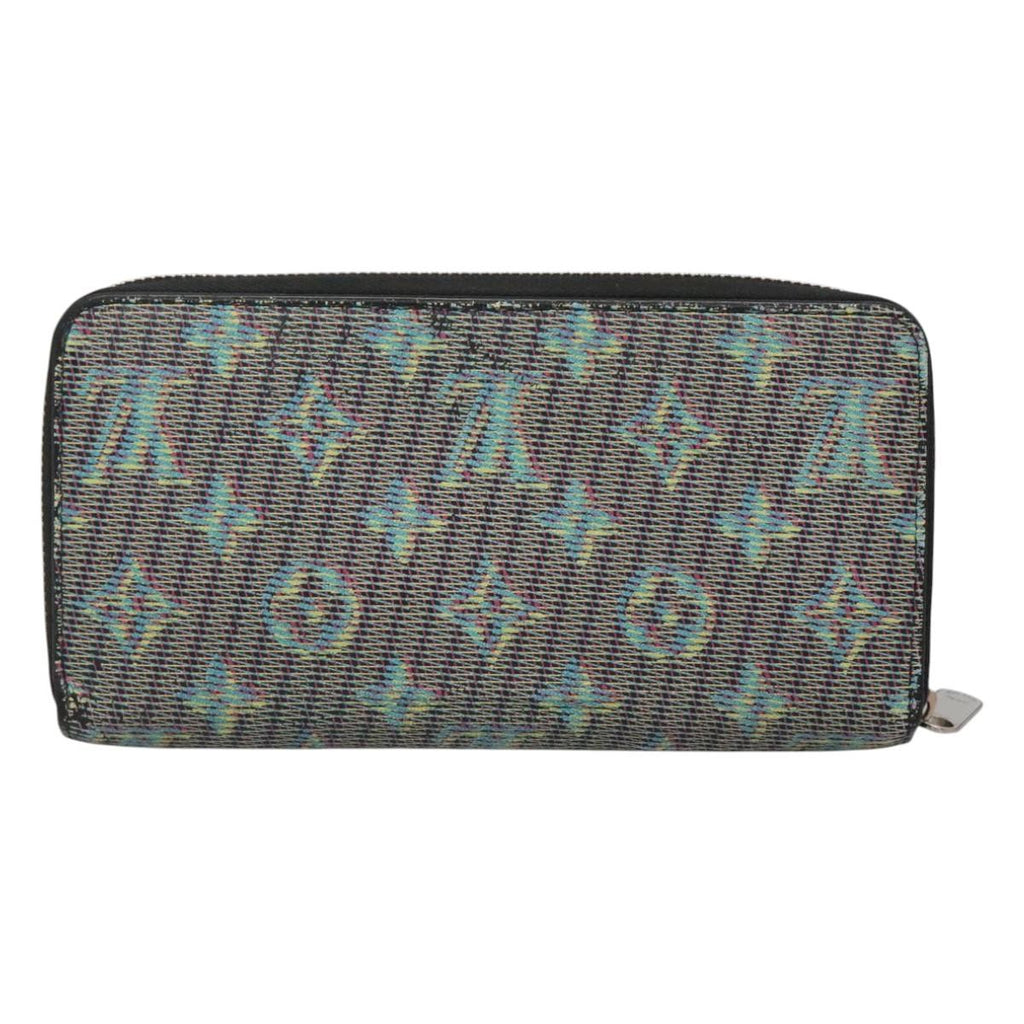 Louis Vuitton Zippy Wallet Nm Monogram Lv Pop Green Canvas Wallets Accessory