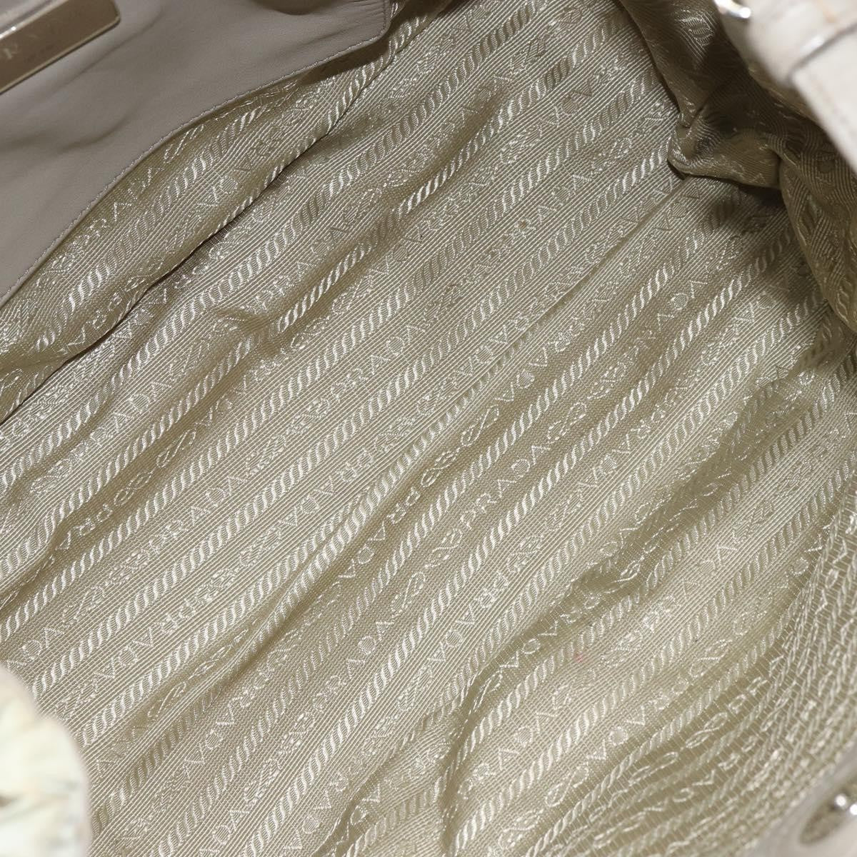 Prada Gaufre Convertible Tote Tessuto Beige Nylon Tote Bag Bag