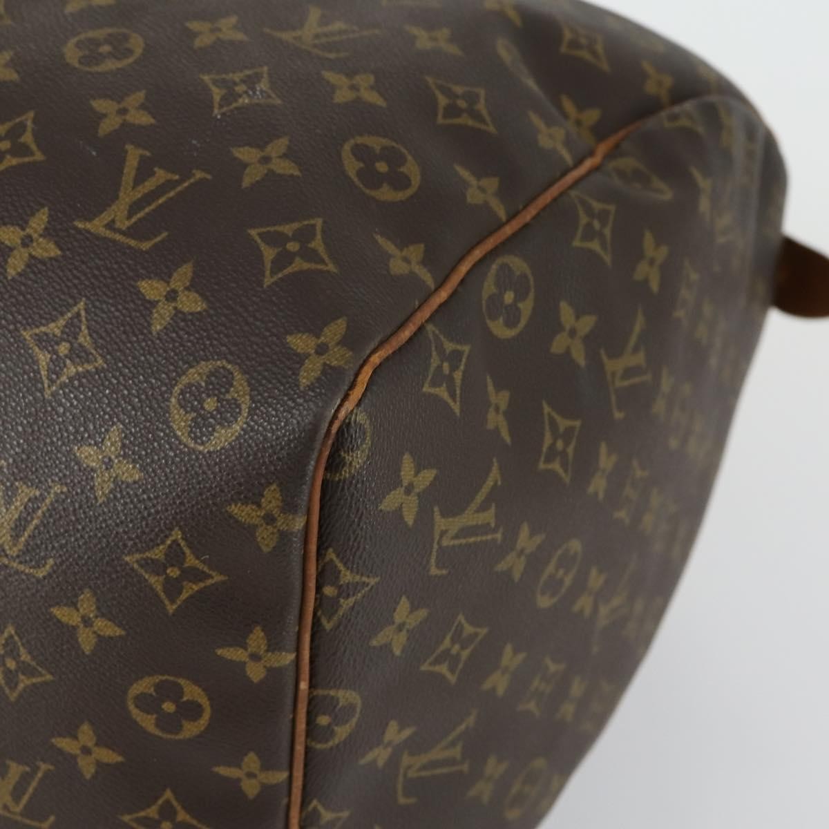 Louis Vuitton Keepall Bag Monogram Canvas Brown Canvas Travel Bag
