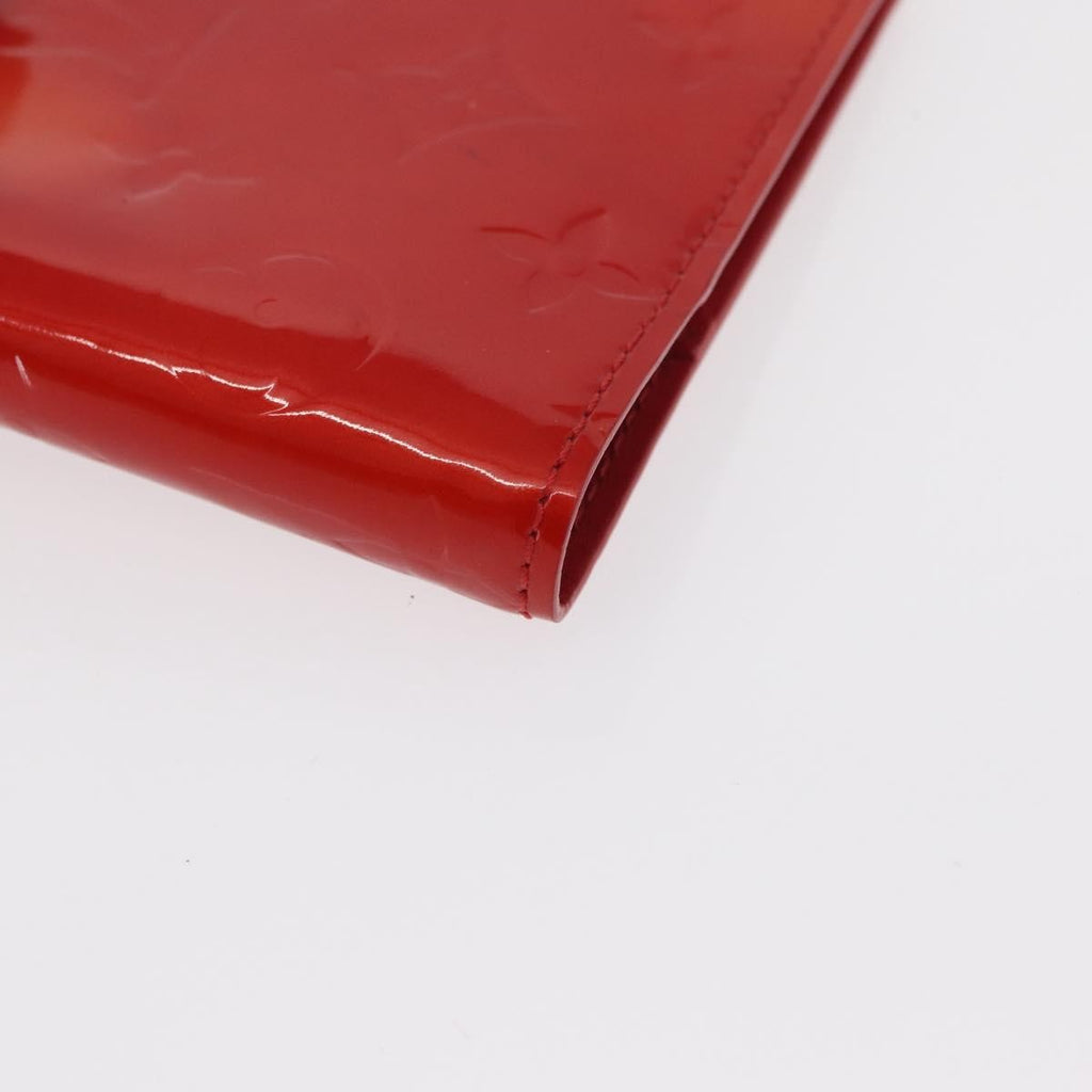 Louis Vuitton Agenda Cover Patent Leather Red Patent_Leather Toiletry Case Accessory