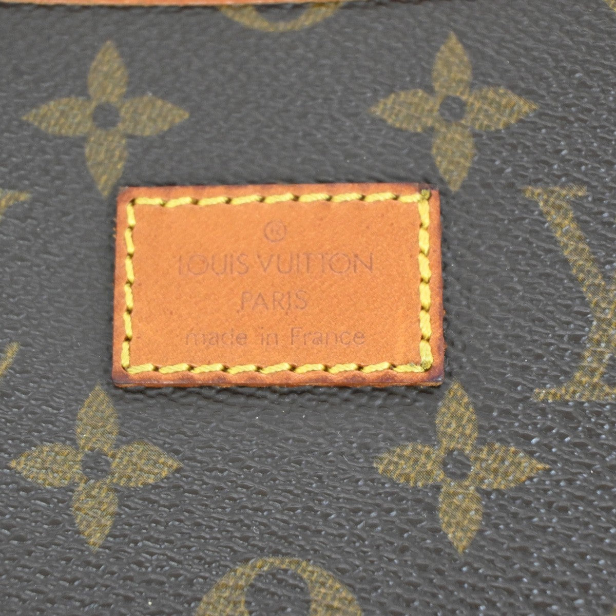 Louis Vuitton Saumur Handbag Monogram Canvas Brown Canvas Shoulder Bag