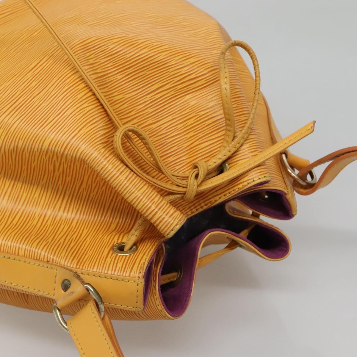 Louis Vuitton Noe Handbag Epi Leather Yellow Leather Bag