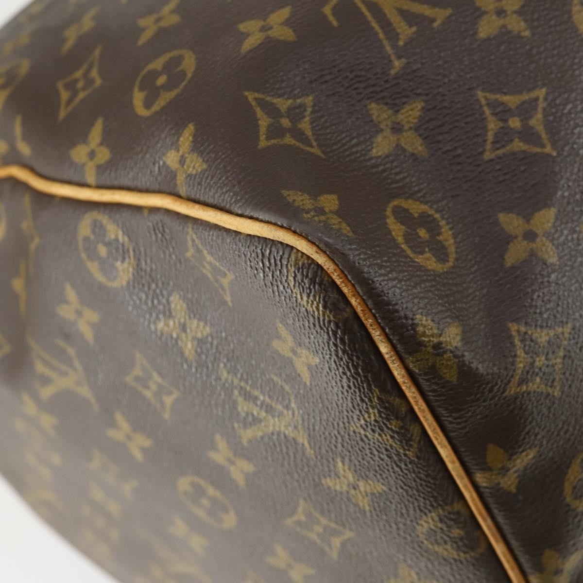 Louis Vuitton Keepall Bag Monogram Canvas Brown Canvas Travel Bag