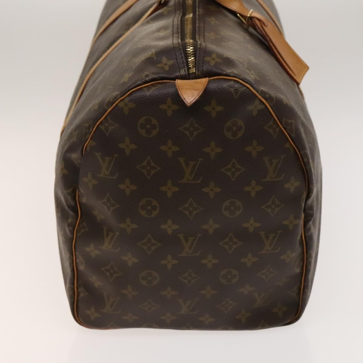 Louis Vuitton Keepall Bag Monogram Canvas Brown Canvas Travel Bag