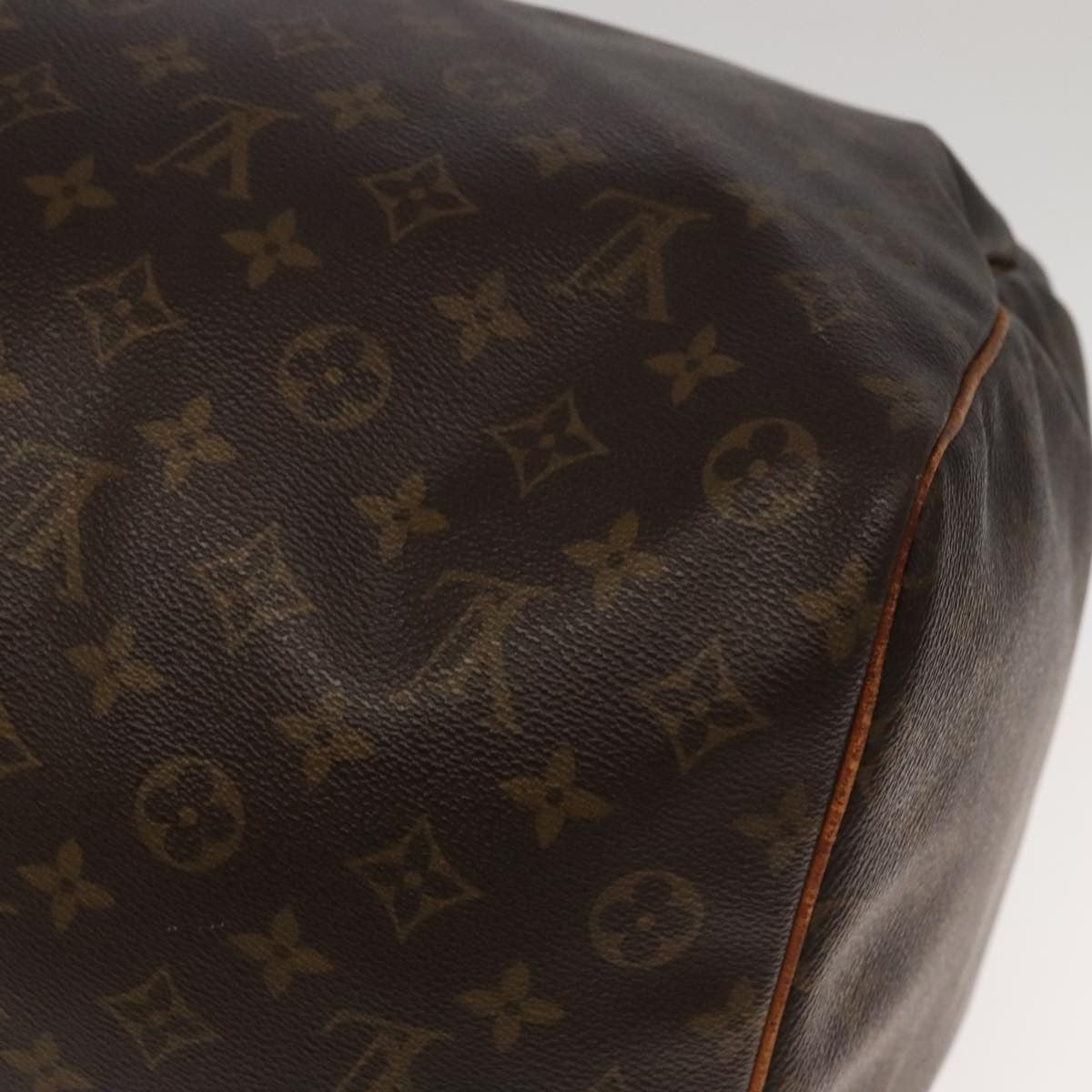 Louis Vuitton Keepall Bag Monogram Canvas Brown Canvas Travel Bag