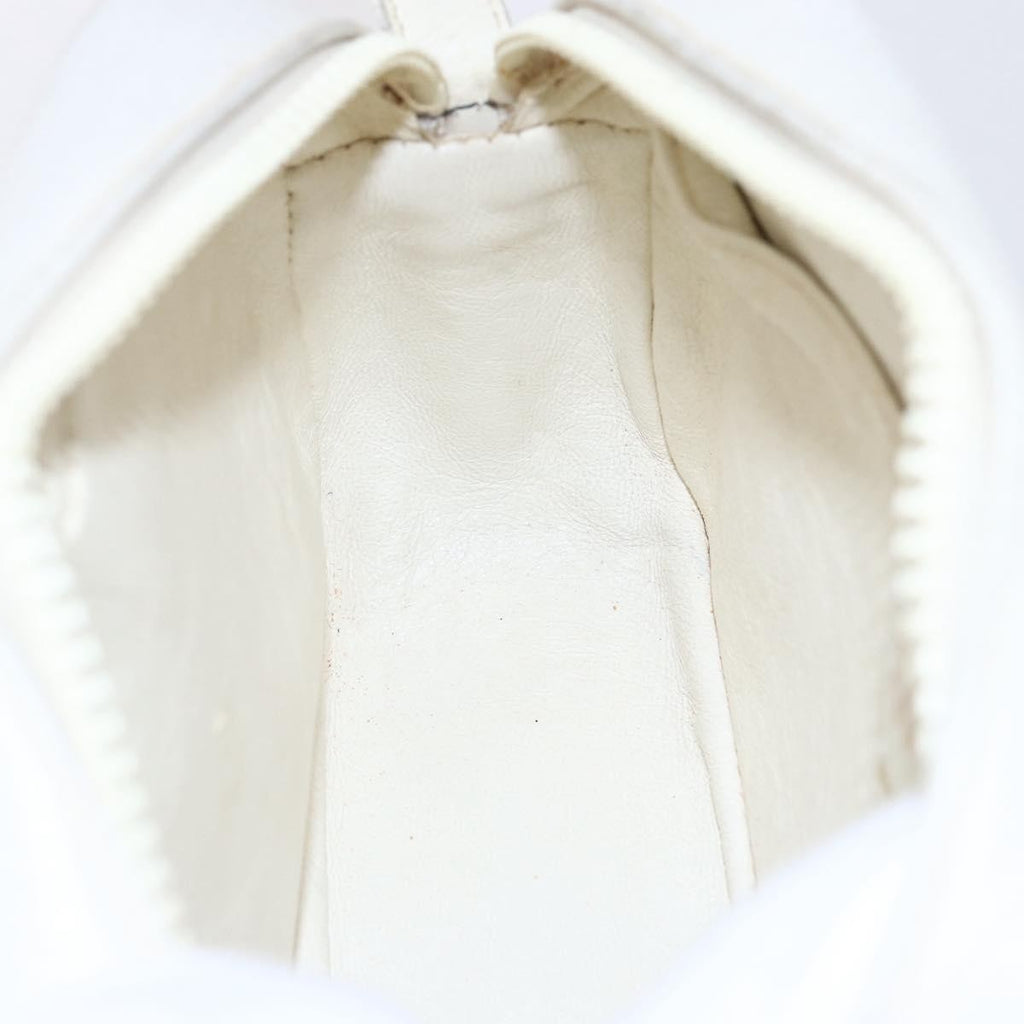 Celine Vintage Shoulder Bag Leather White Leather Shoulder Bag Bag