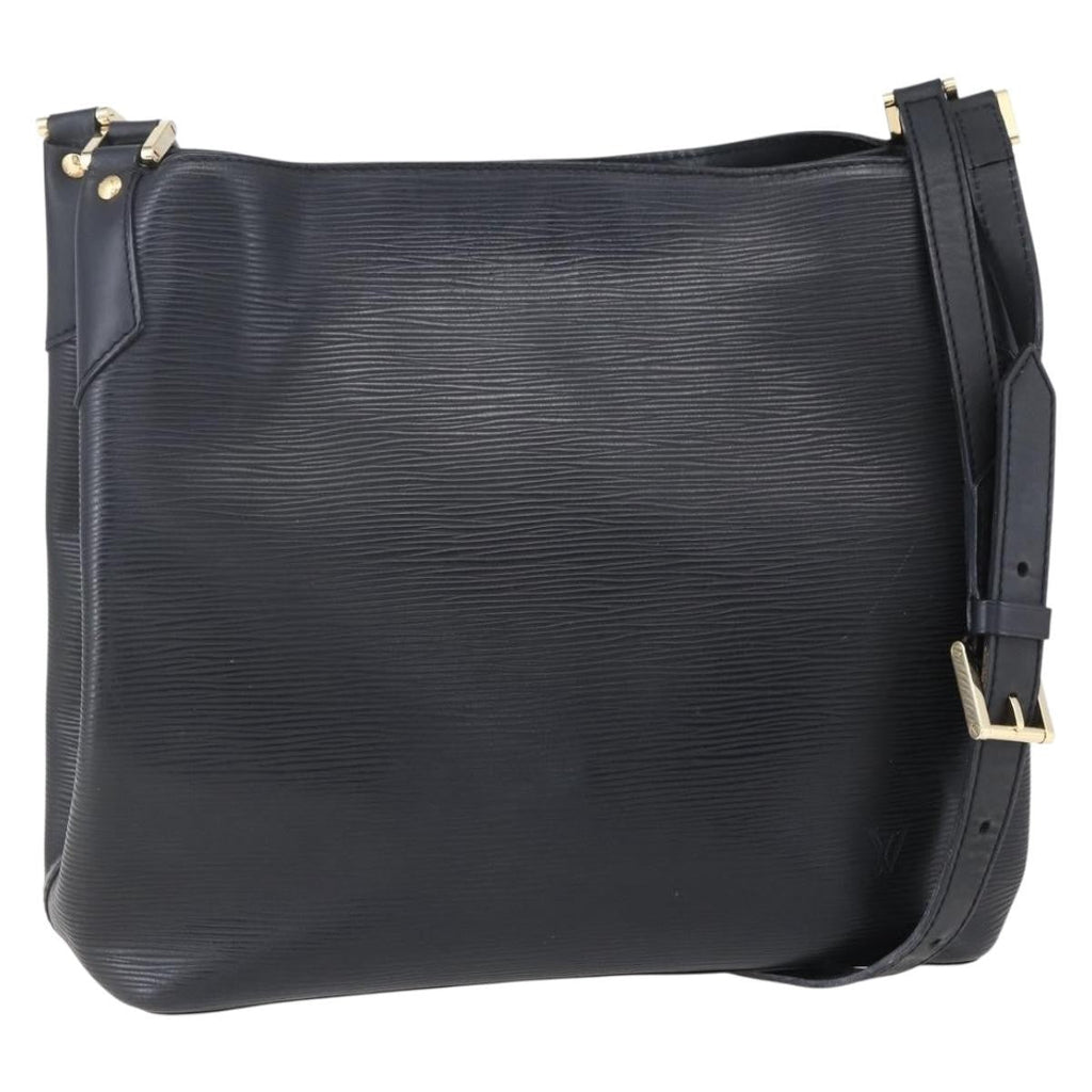 Louis Vuitton Mandara Handbag Epi Leather Black Leather Shoulder Bag