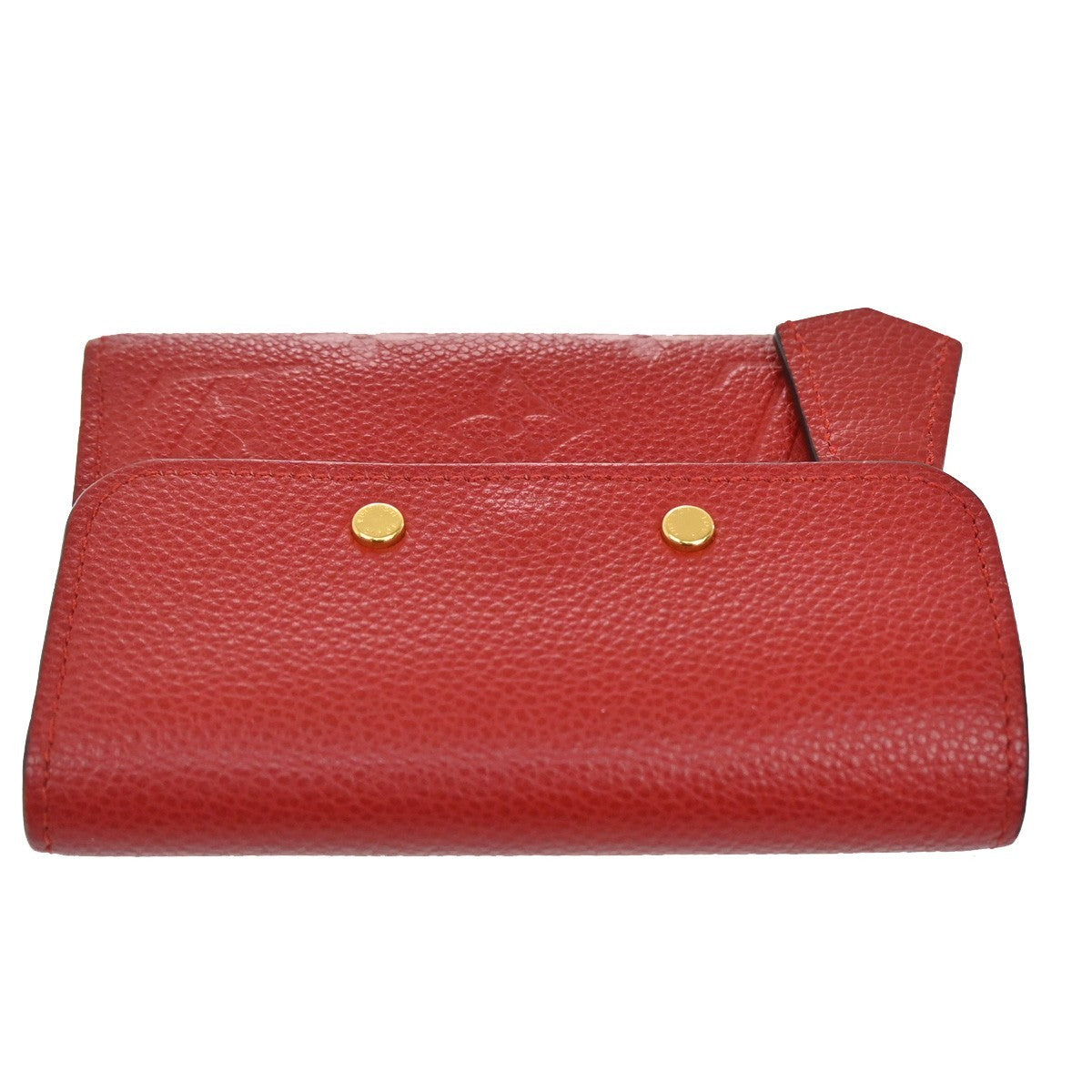 Louis Vuitton Pont Neuf Wallet Monogram Empreinte Leather Red Leather Wallets Accessory