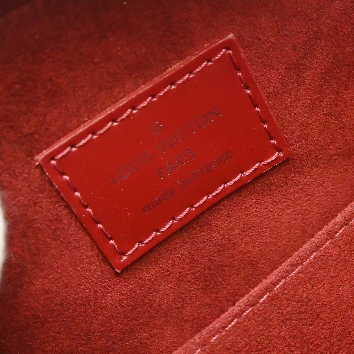 Louis Vuitton Jasmin Bag Epi Leather Red Leather Handbag