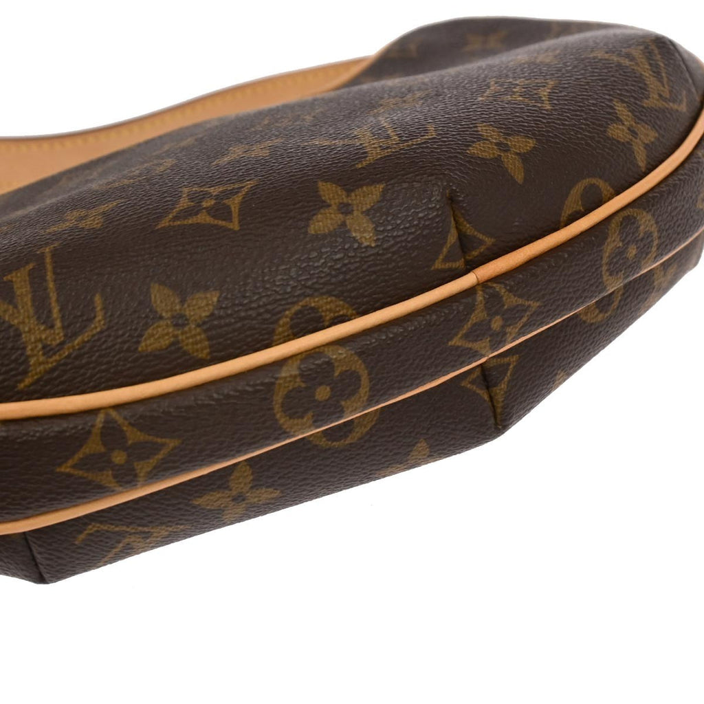 Louis Vuitton Croissant Handbag Monogram Canvas Brown Canvas Handbag
