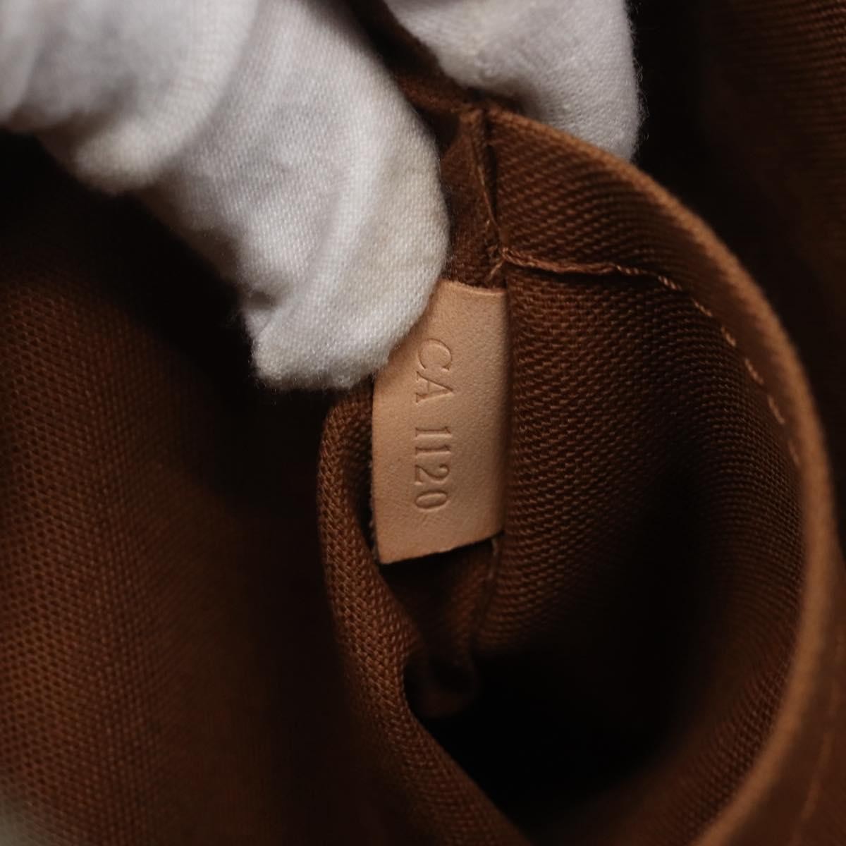 Louis Vuitton Odeon Handbag Monogram Canvas Brown Canvas Shoulder Bag