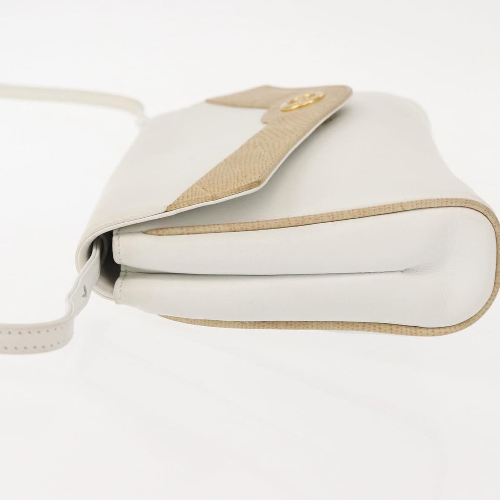 Celine Shoulder Bag Leather White Leather Shoulder Bag Bag