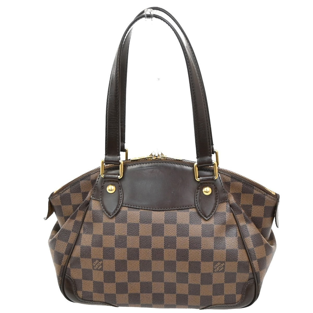 Louis Vuitton Verona Handbag Damier Brown Canvas Shoulder Bag