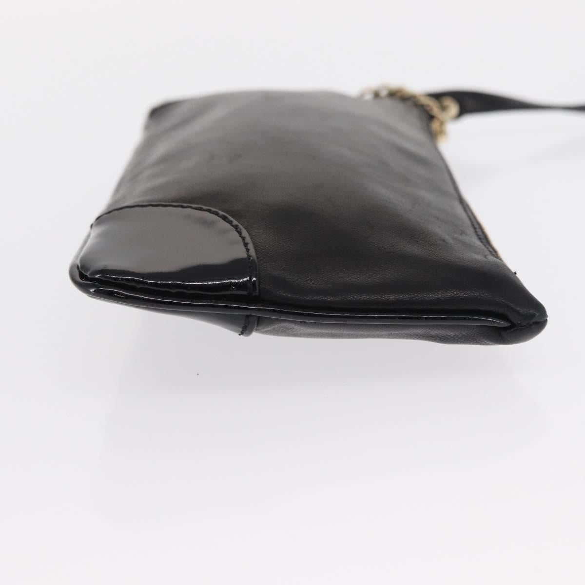 Chanel Camellia Clutch Bag Leather Black Leather Clutche & Pouche Bag