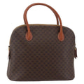 Celine Vintage Macadam Handbag Canvas Brown Canvas Handbag