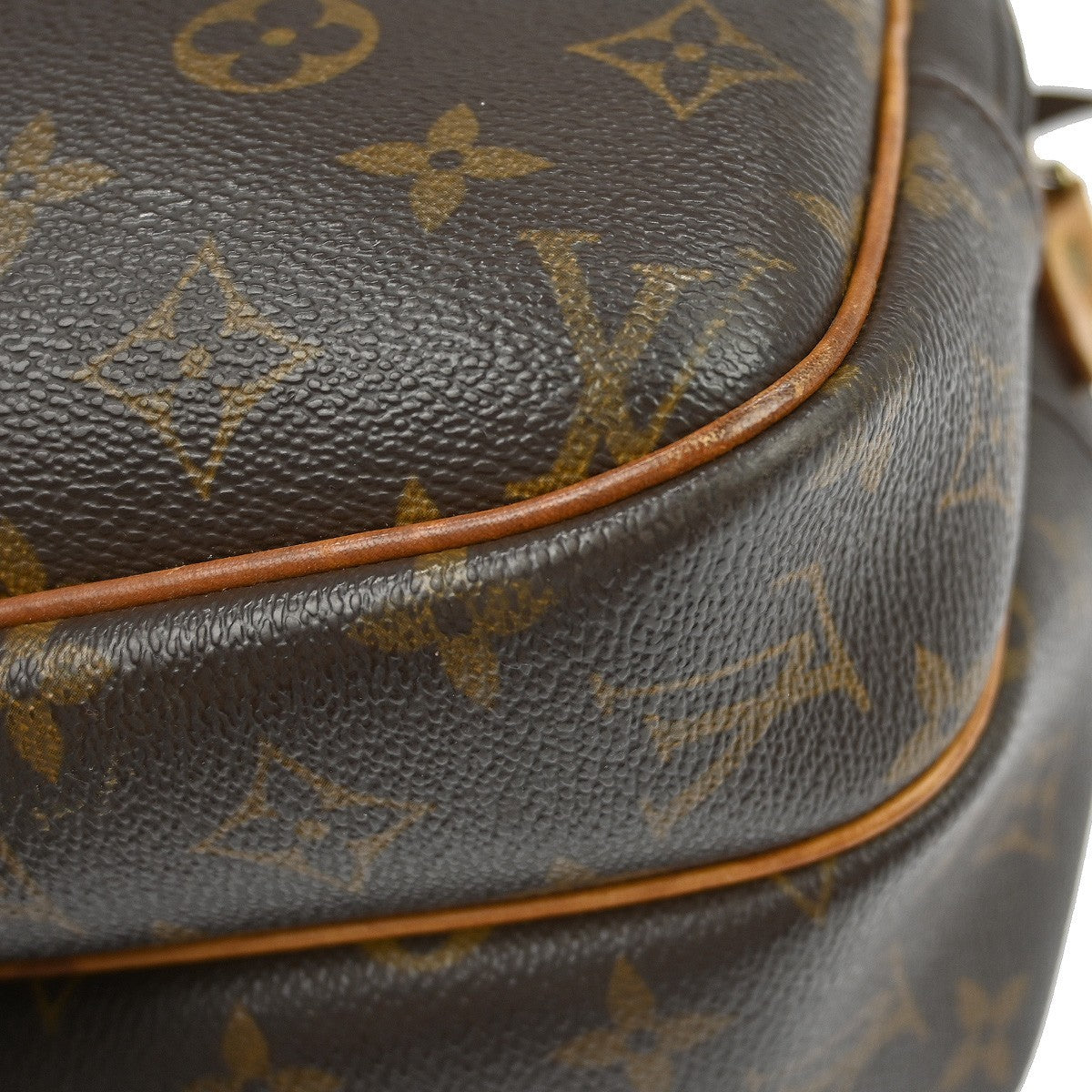 Louis Vuitton Reporter Bag Monogram Canvas Brown Canvas Shoulder Bag