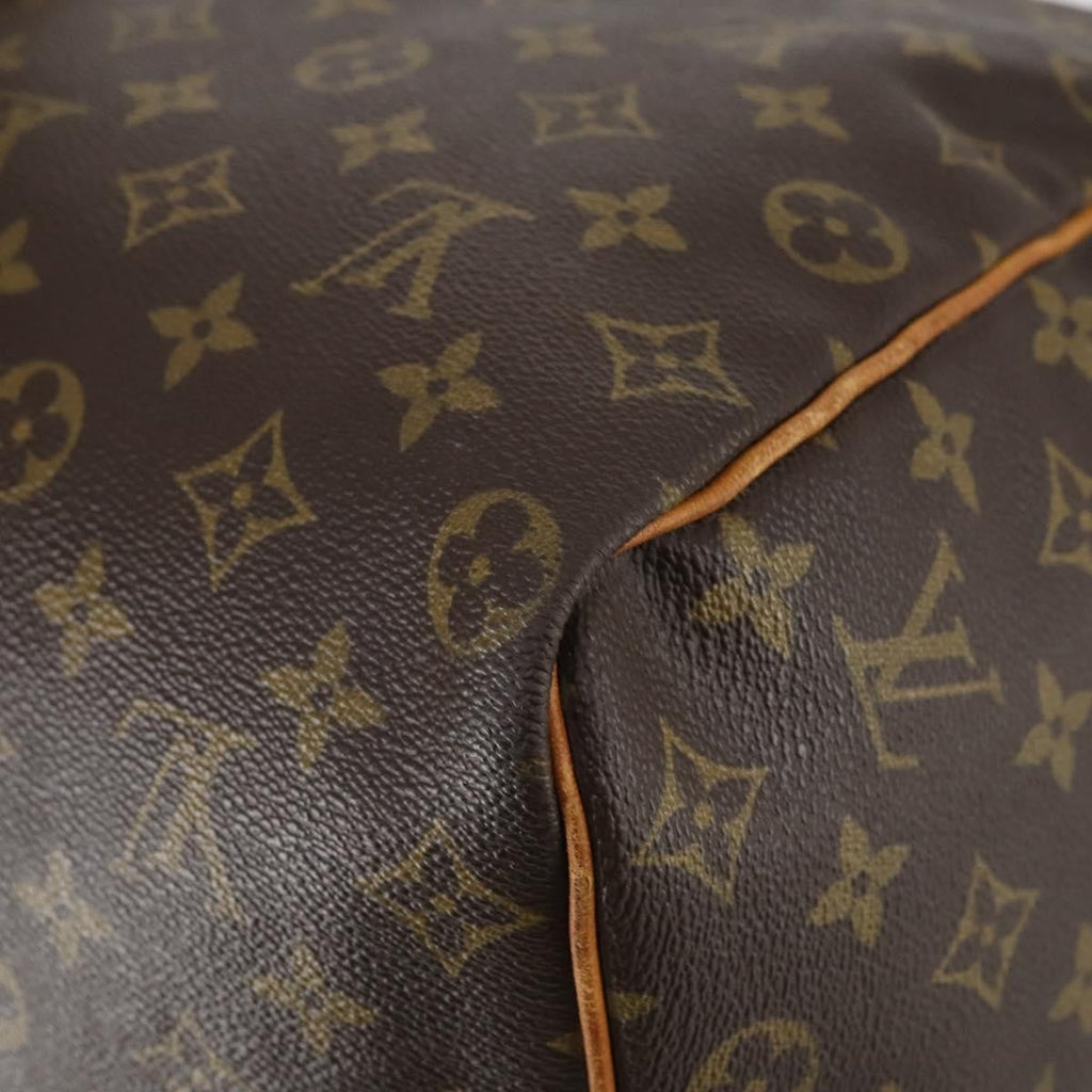 Louis Vuitton Keepall Bag Monogram Canvas Brown Canvas Travel Bag