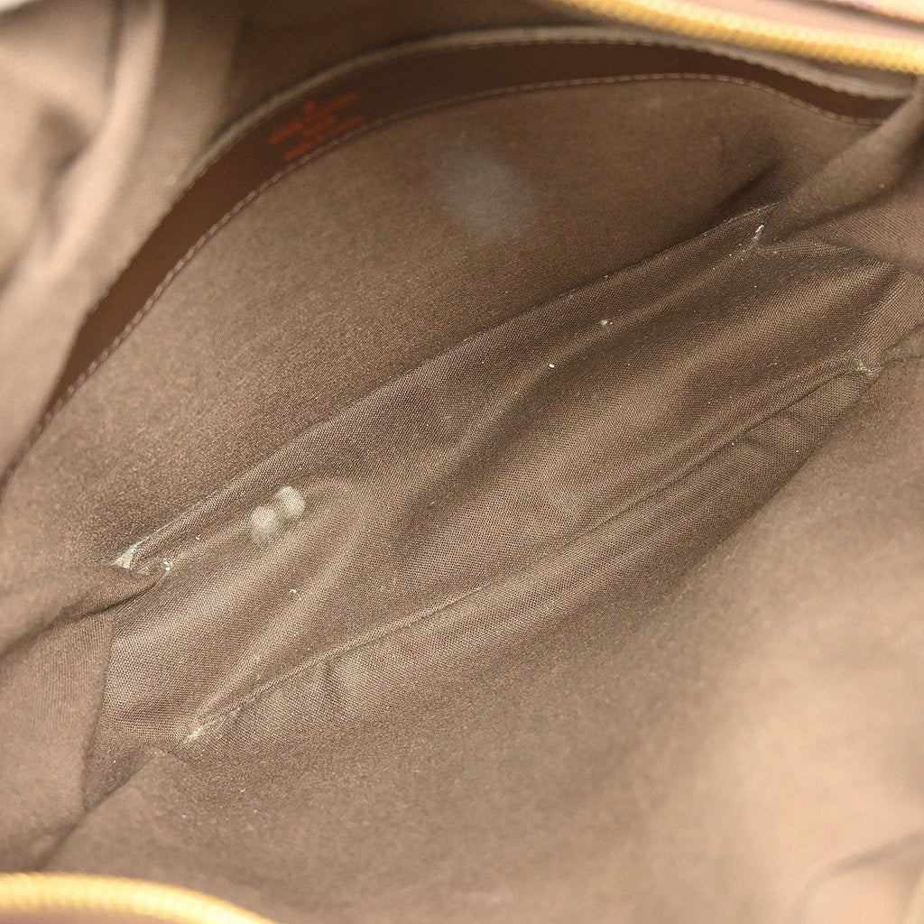 Louis Vuitton Naviglio Handbag Damier Brown Canvas Shoulder Bag