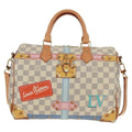 Louis Vuitton Speedy Bandouliere Bag Limited Edition Summer Trunks Monogram Canvas Multicolour Canvas Handbag