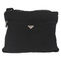 Prada Front Pocket Messenger Bag Tessuto Black Nylon Shoulder Bag Bag