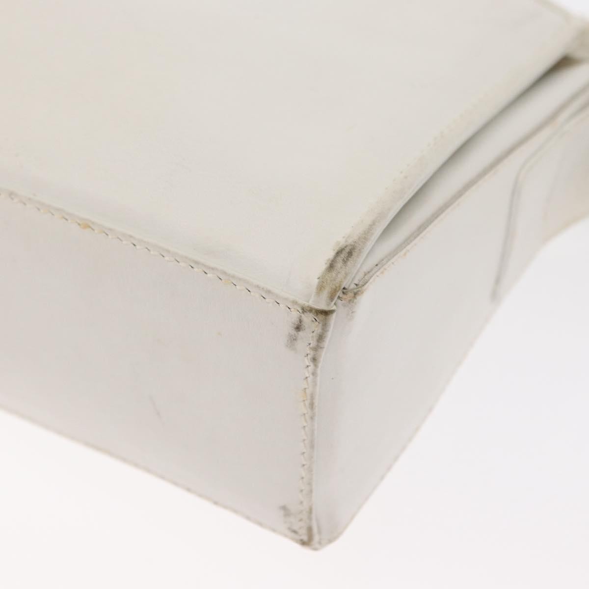 Celine Vintage Shoulder Bag Leather White Leather Shoulder Bag Bag