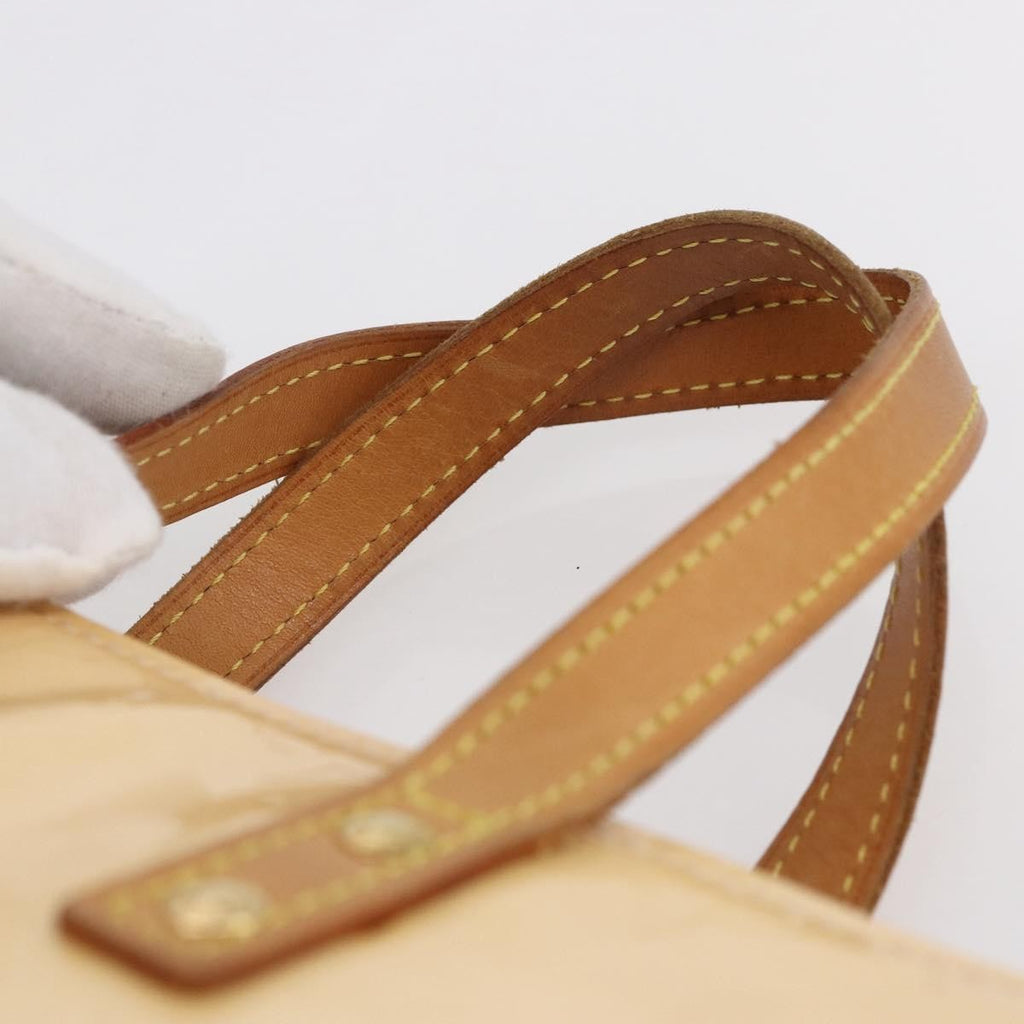 Louis Vuitton Reade Handbag Monogram Vernis Beige Patent_Leather Handbag