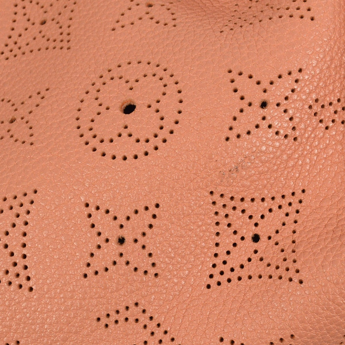 Louis Vuitton Selene Handbag Mahina Leather Pink Leather Shoulder Bag