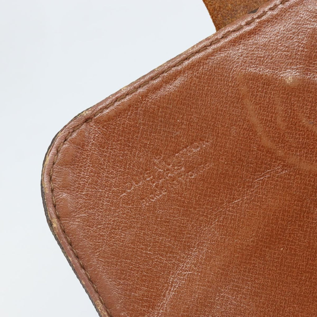 Louis Vuitton Cartouchiere Handbag Monogram Canvas Brown Canvas Shoulder Bag