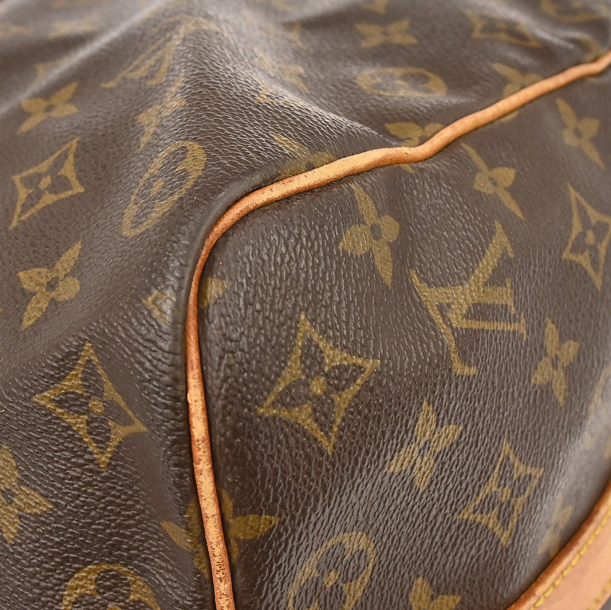 Louis Vuitton Keepall Bandouliere Bag Monogram Canvas Brown Canvas Travel Bag