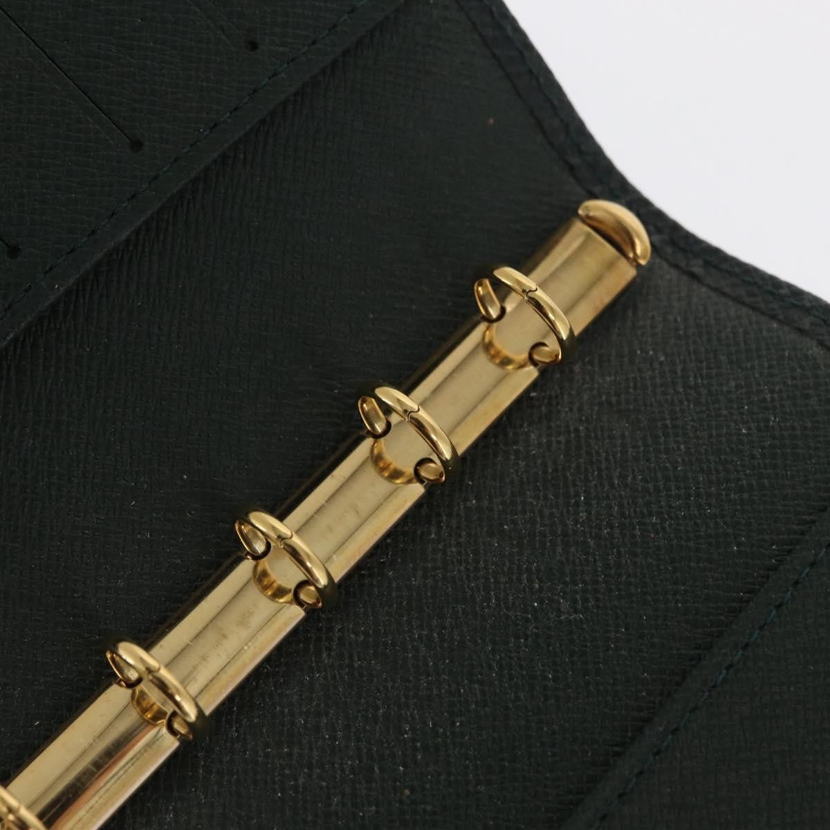 Louis Vuitton Agenda Cover Taiga Leather Green Leather Wallets Accessory
