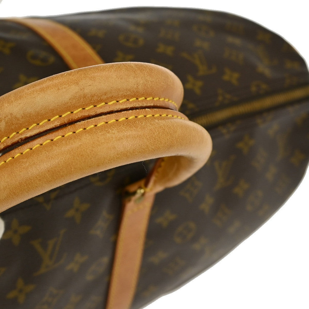 Louis Vuitton Keepall Bag Monogram Canvas Brown Canvas Travel Bag