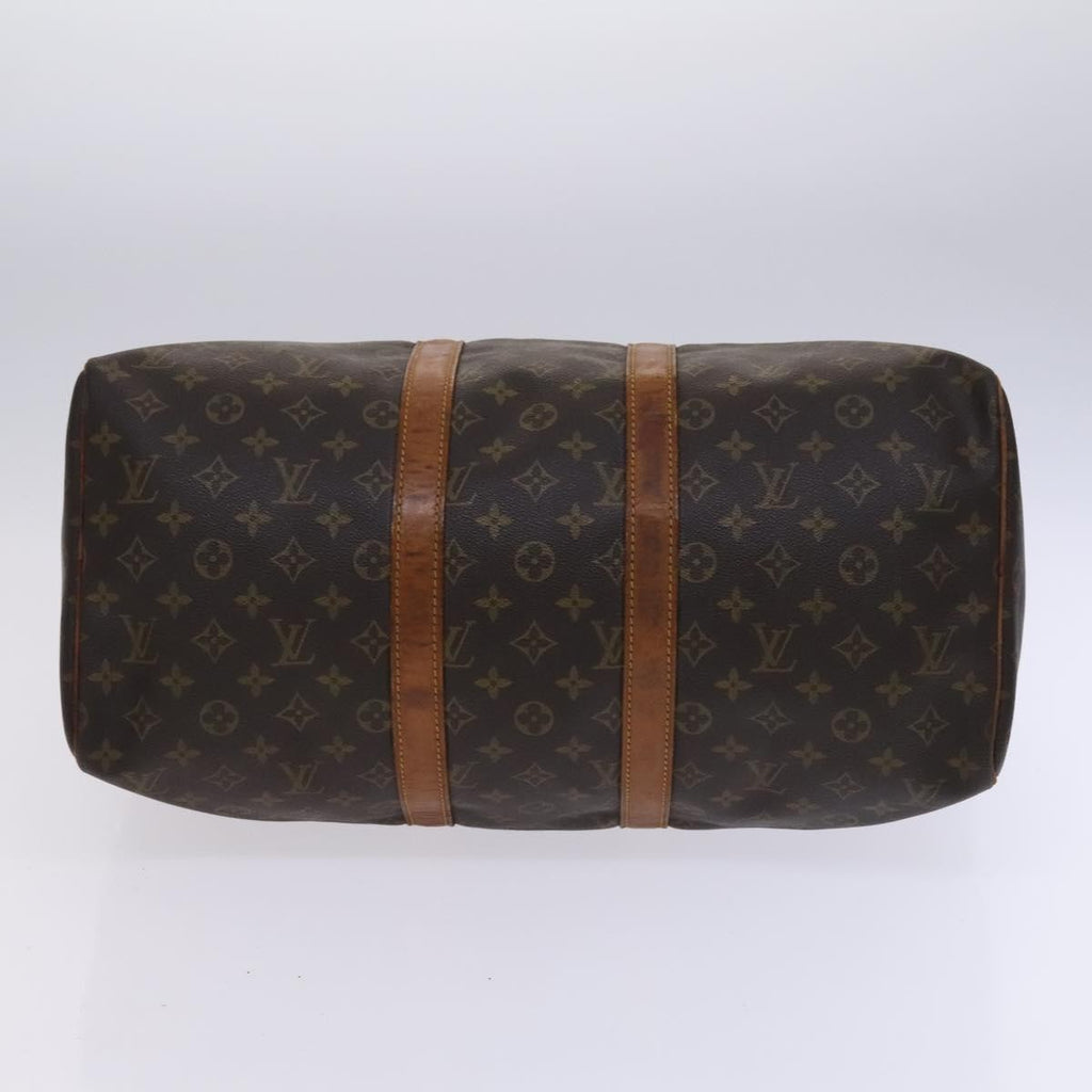 Louis Vuitton Keepall Bag Monogram Canvas Brown Canvas Travel Bag