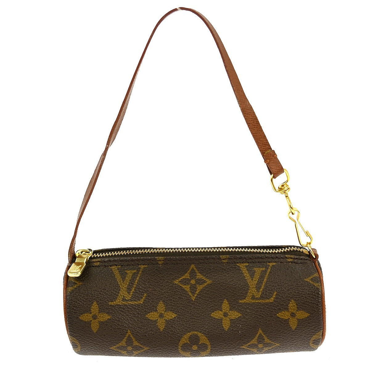 Louis Vuitton Papillon Pochette Monogram Canvas Brown Canvas Clutche & Pouche Bag