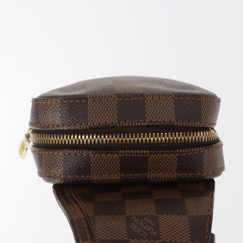 Louis Vuitton Geronimos Waist Bag Damier Brown Canvas Clutche & Pouche Bag