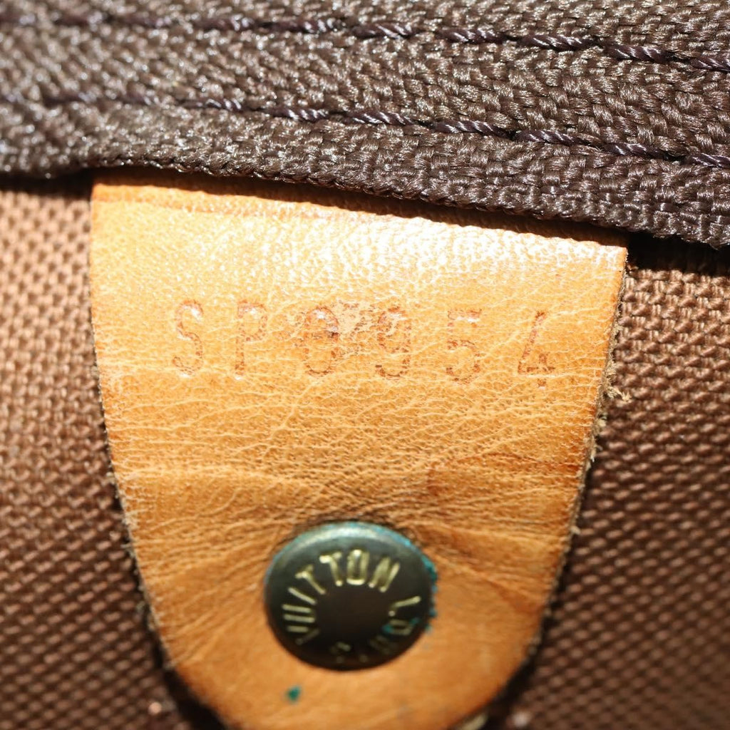 Louis Vuitton Keepall Bag Monogram Canvas Brown Canvas Travel Bag