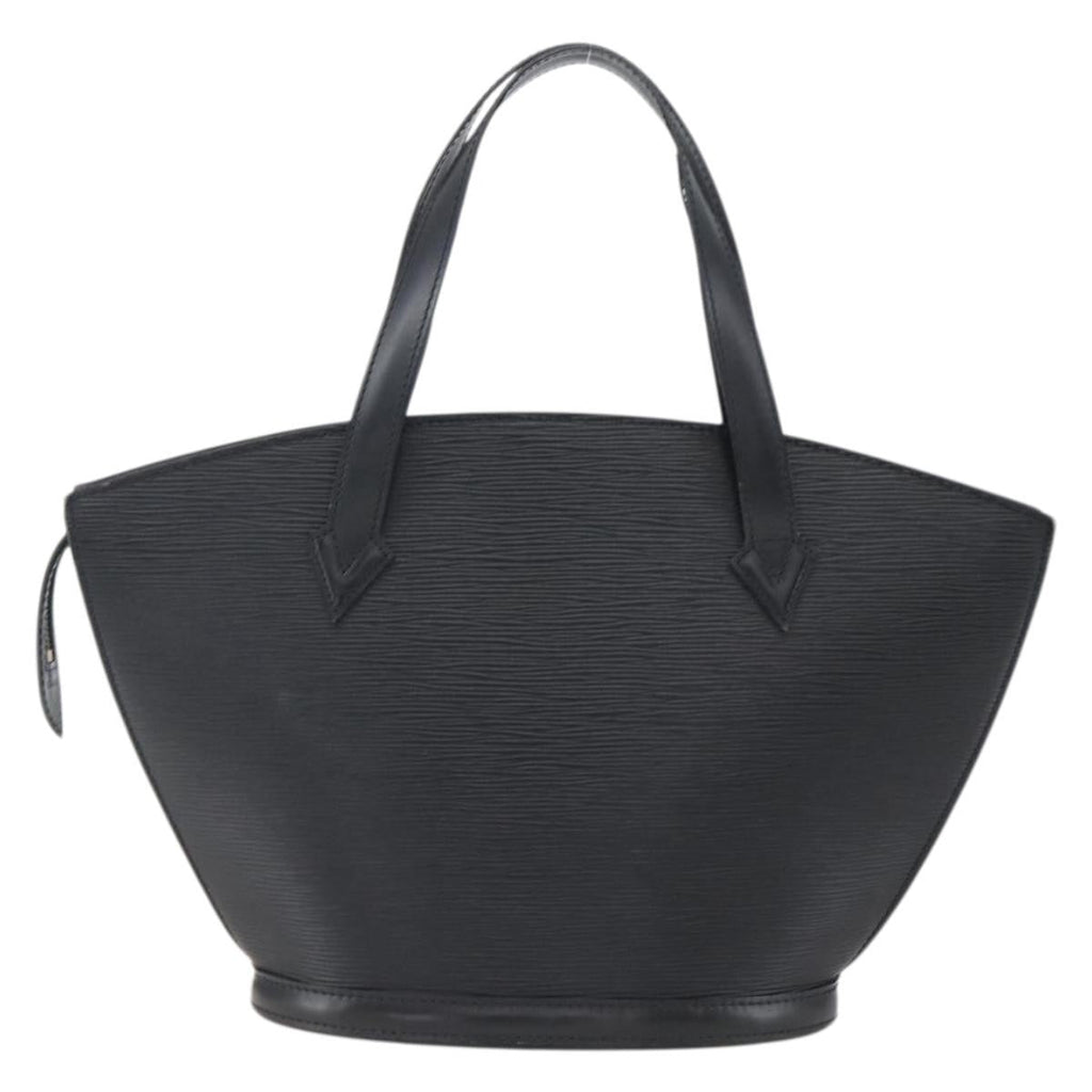Louis Vuitton Saint Jacques Handbag Epi Leather Black Leather Handbag