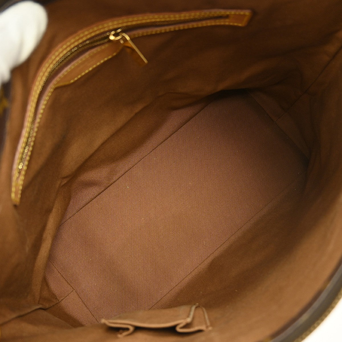 Louis Vuitton Cabas Mezzo Monogram Canvas Brown Canvas Tote Bag