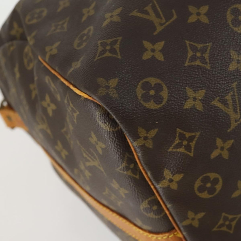 Louis Vuitton Keepall Bandouliere Bag Monogram Canvas Brown Canvas Travel Bag