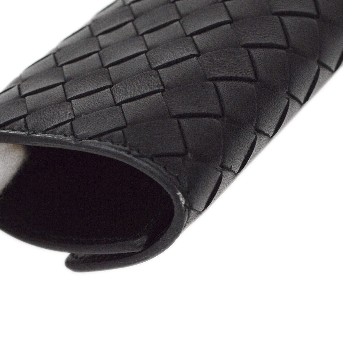 Bottega Veneta Knotted Keyring Leather Black Leather Charms And Keychains Accessory