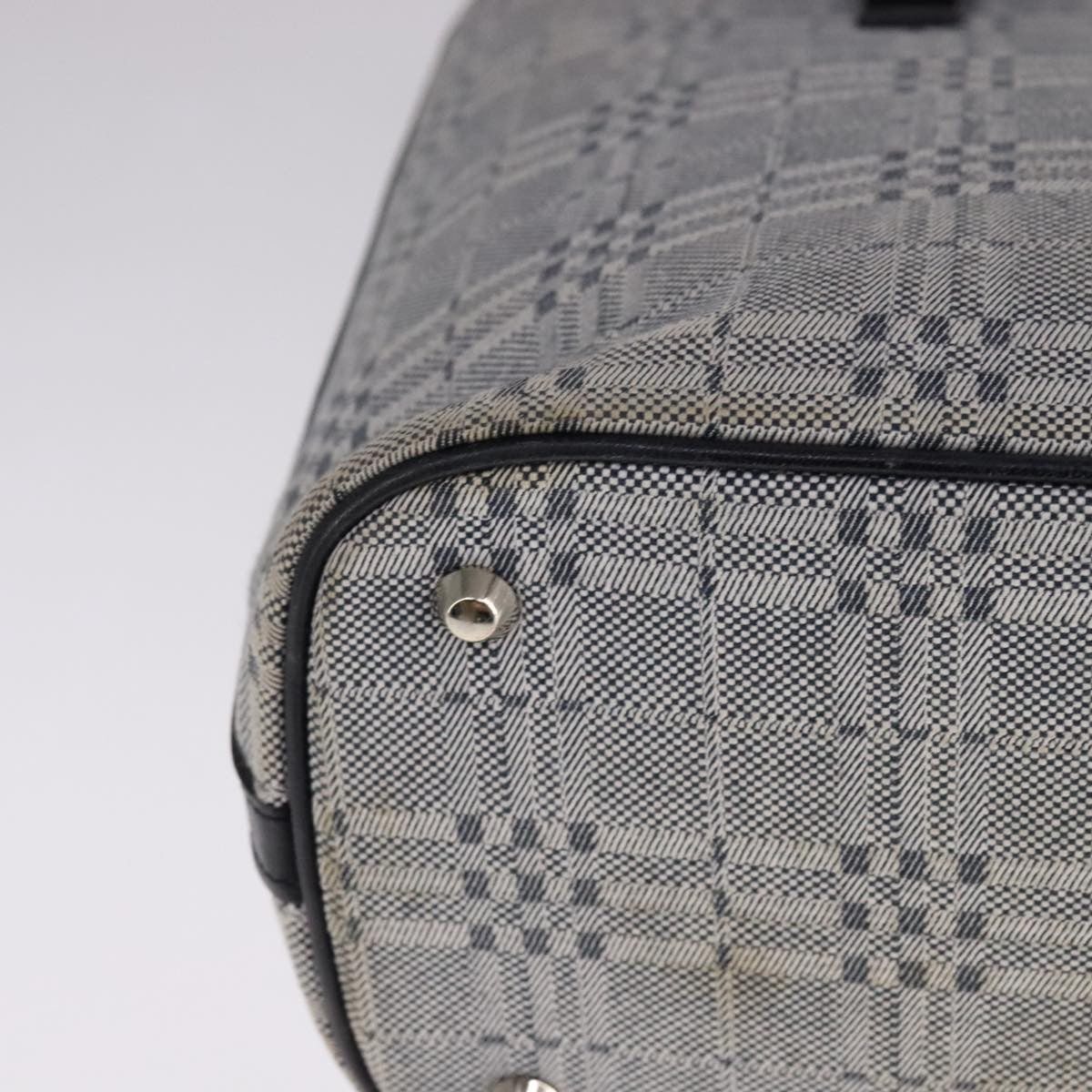 Burberry Vintage Tote Bag Canvas Gray Canvas Tote Bag