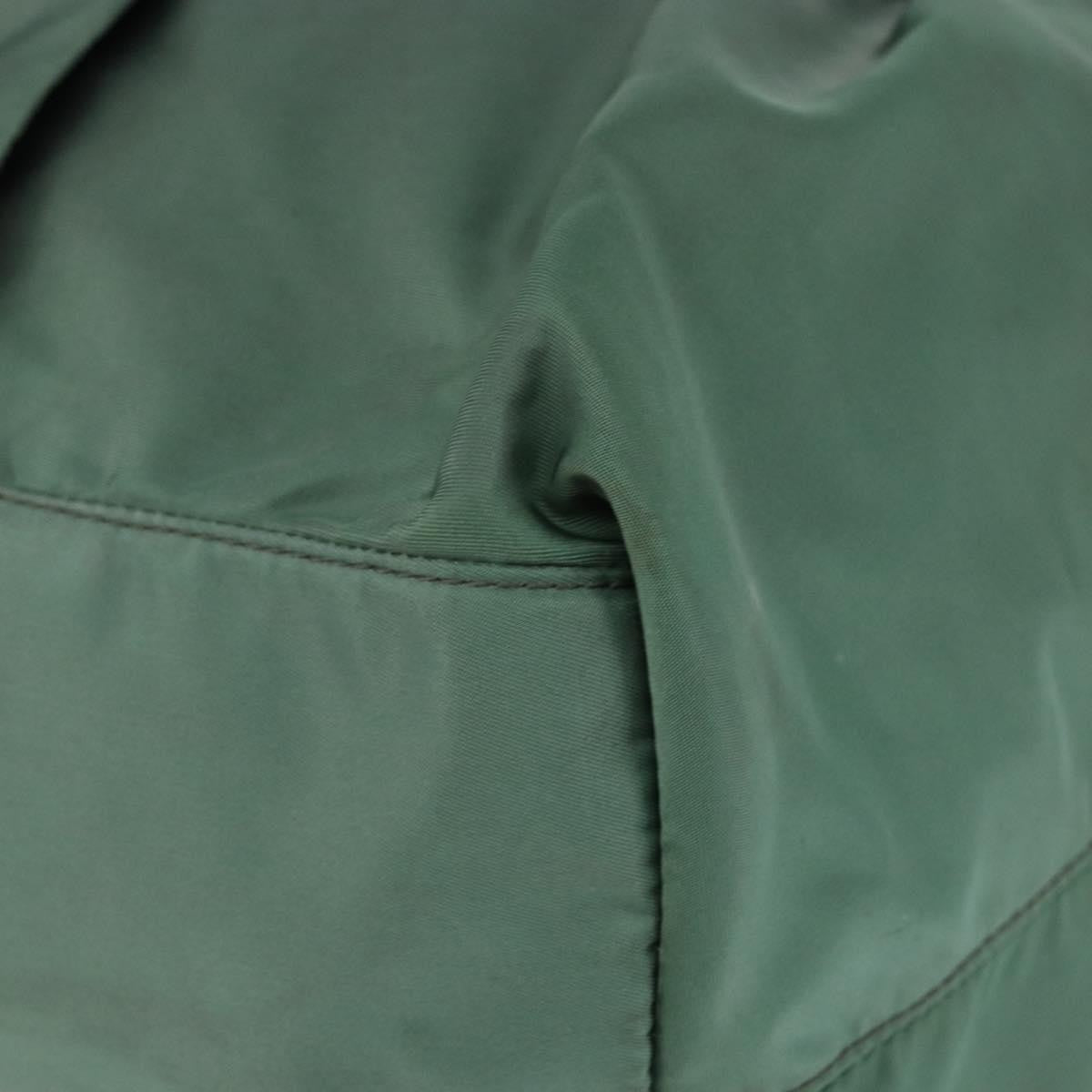 Prada Convertible Bow Tote Tessuto Green Nylon Handbag