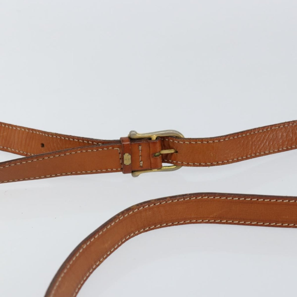 Celine Vintage Macadam Shoulder Bag Canvas And Leather Brown Canvas Shoulder Bag Bag